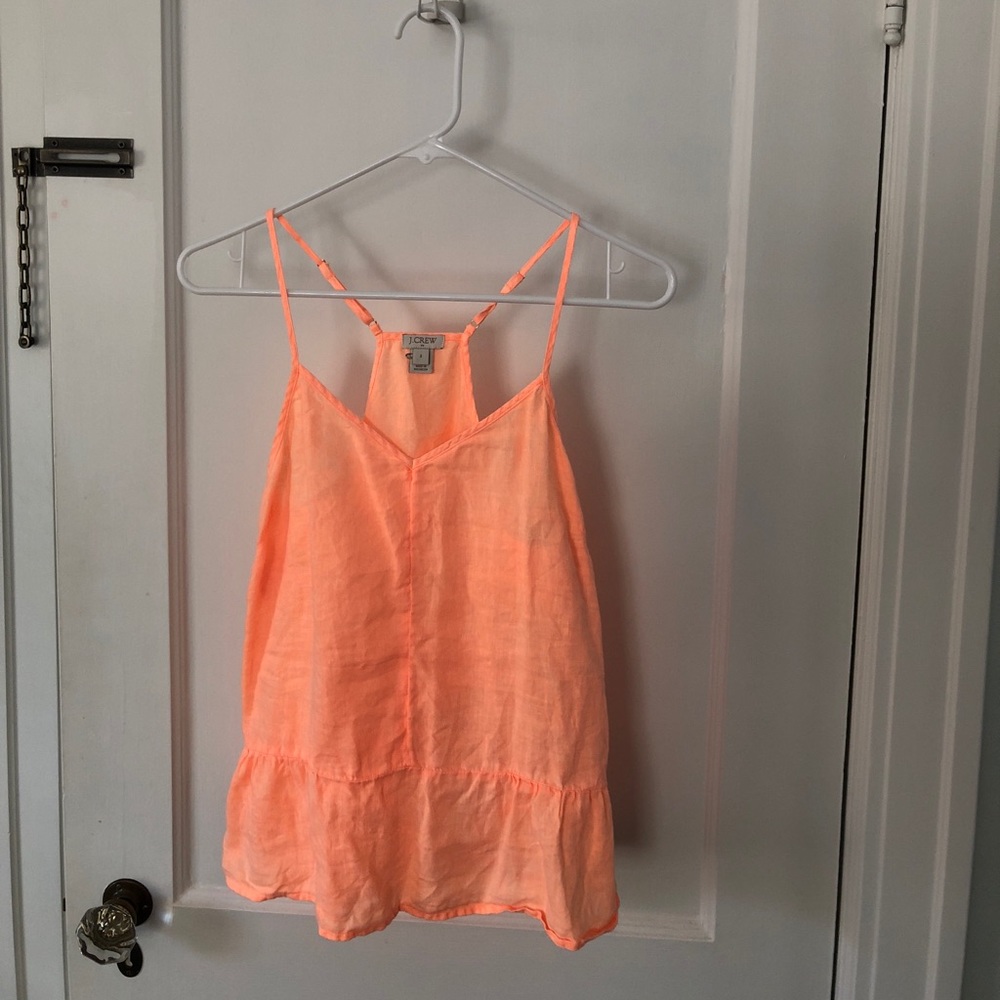 J. Crew linen tank